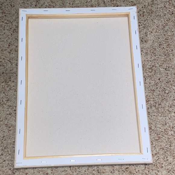 12x16 Hand painted mixed media Angel painting on canvas neutrals gold metallic - Picture 17 of 17